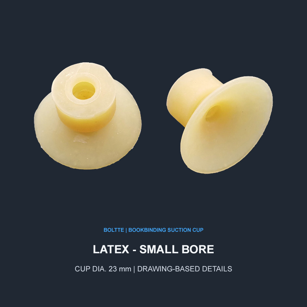 Bookbinding Machine Suction Cups | Silicone, Latex & Polyurethane