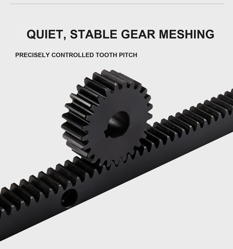 BOLTTE quiet and stable spur gear meshing