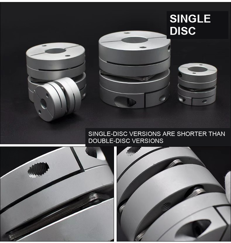 BOLTTE single disc diaphragm couplings and detail views