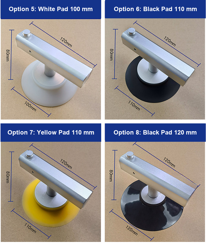 BOLTTE handheld vacuum suction cup specifications options 5 to 8