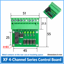 Robot gripper signal control accessory, XF 4-Channel Series Control Board