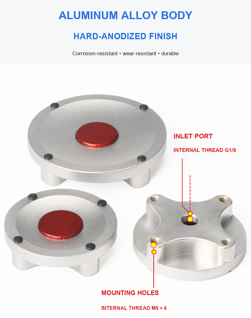 BOLTTE aluminum alloy body and connection ports