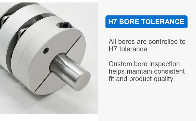 BOLTTE diaphragm coupling H7 bore tolerance