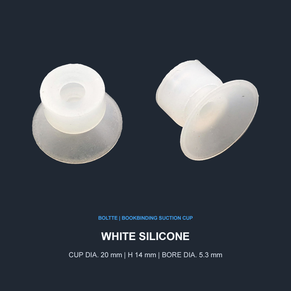 Bookbinding Machine Suction Cups | Silicone, Latex & Polyurethane