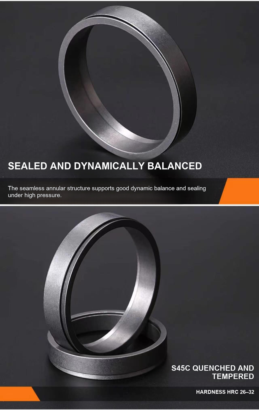 Z1 sealing balance S45C material and hardness