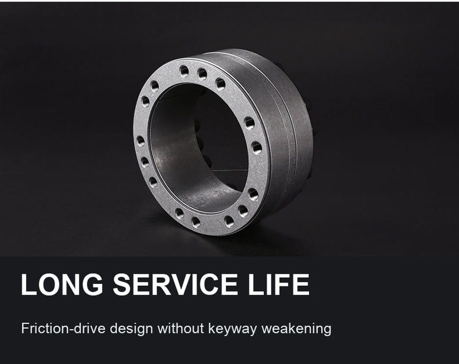 Z5 friction drive without keyway weakening