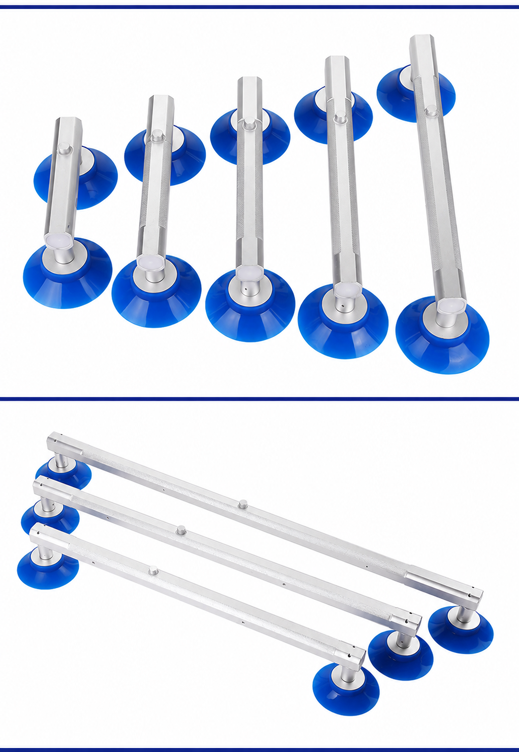 Adjustable vacuum lifter size and cup configuration range