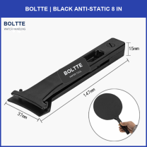 BOLTTE black anti-static 8 in wafer handling tweezers