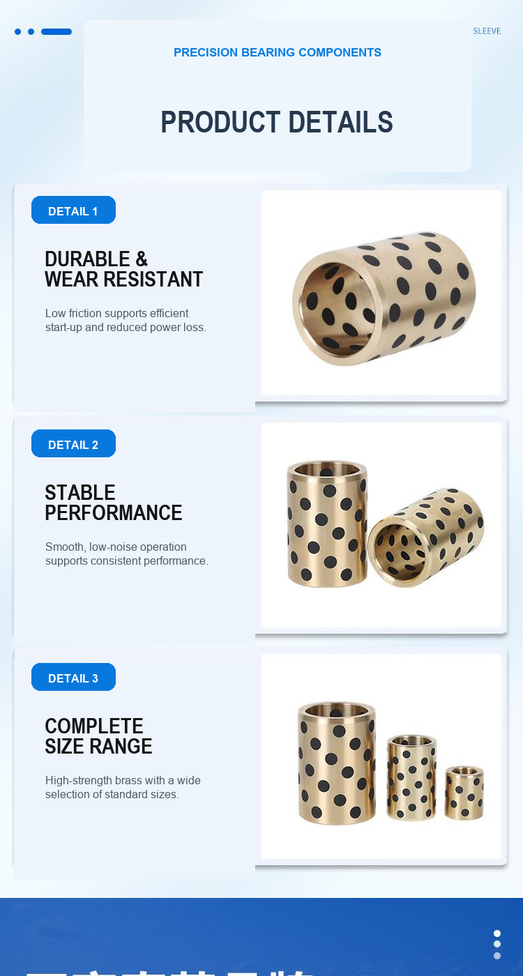 Graphite bronze bushing product details