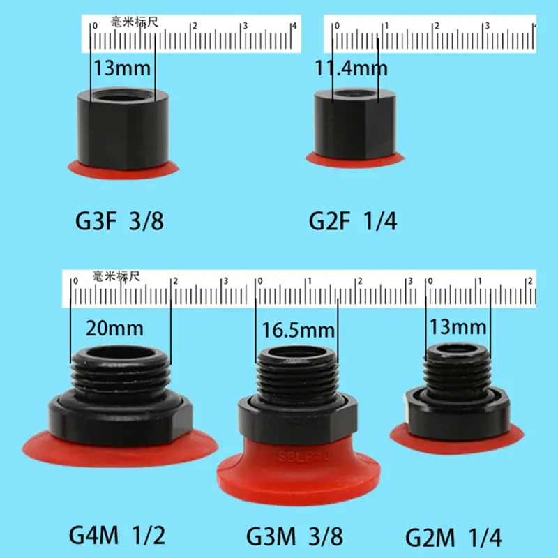 Vacuum suction cup SBLP30 40 50 accordion type film bag opening flexible packaging milk box industrial robot accessories-BOLTTE