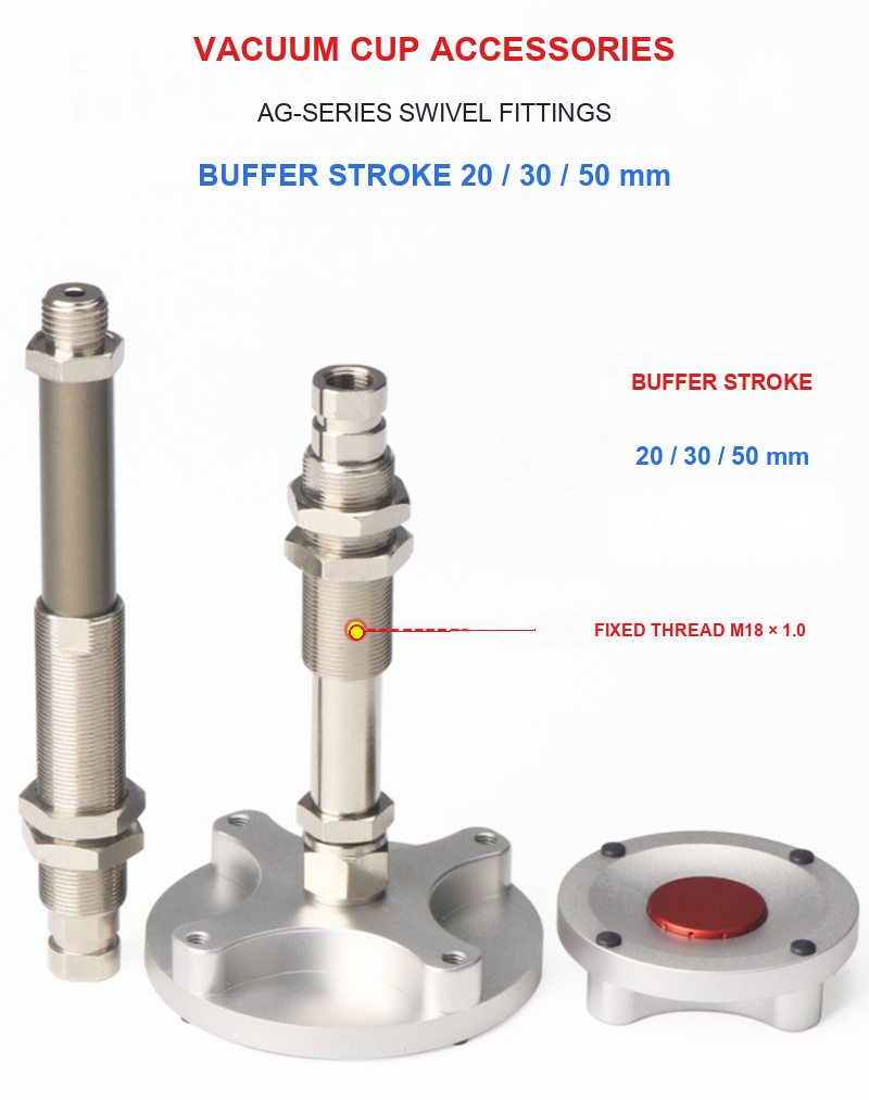 BOLTTE AG-series accessories with 20 30 50 mm stroke