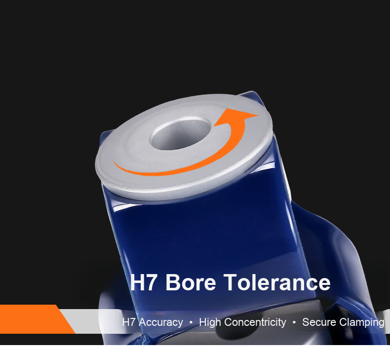 GB coupling H7 bore tolerance and clamping detail