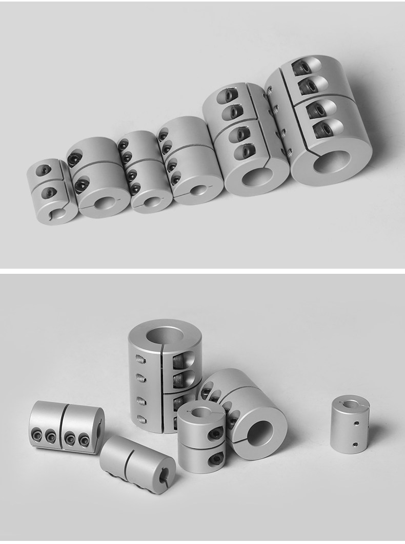 Aluminum rigid shaft coupling size range photography