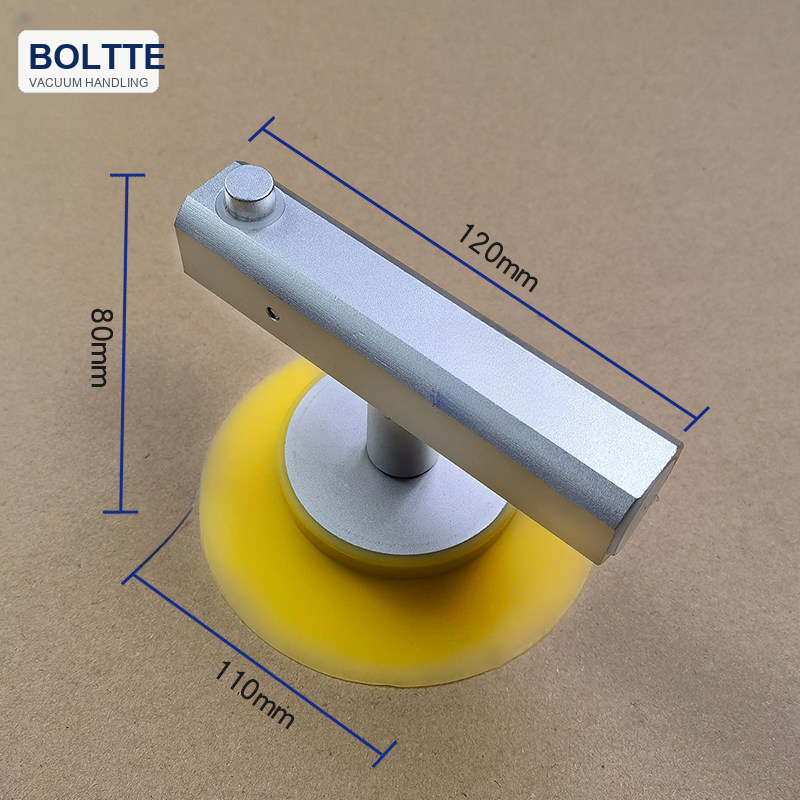 BOLTTE yellow 110 mm single-claw handheld vacuum suction cup