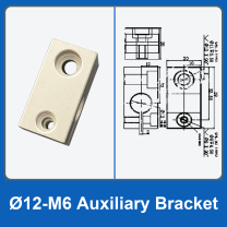 Robot Gripper Fixture Mounting Rods, Sliding Brackets & Rotary Connectors