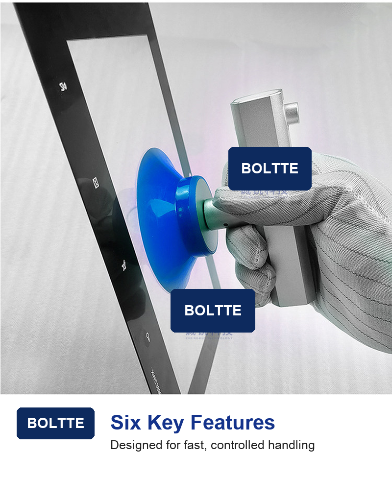 BOLTTE handheld vacuum suction cup usage and features