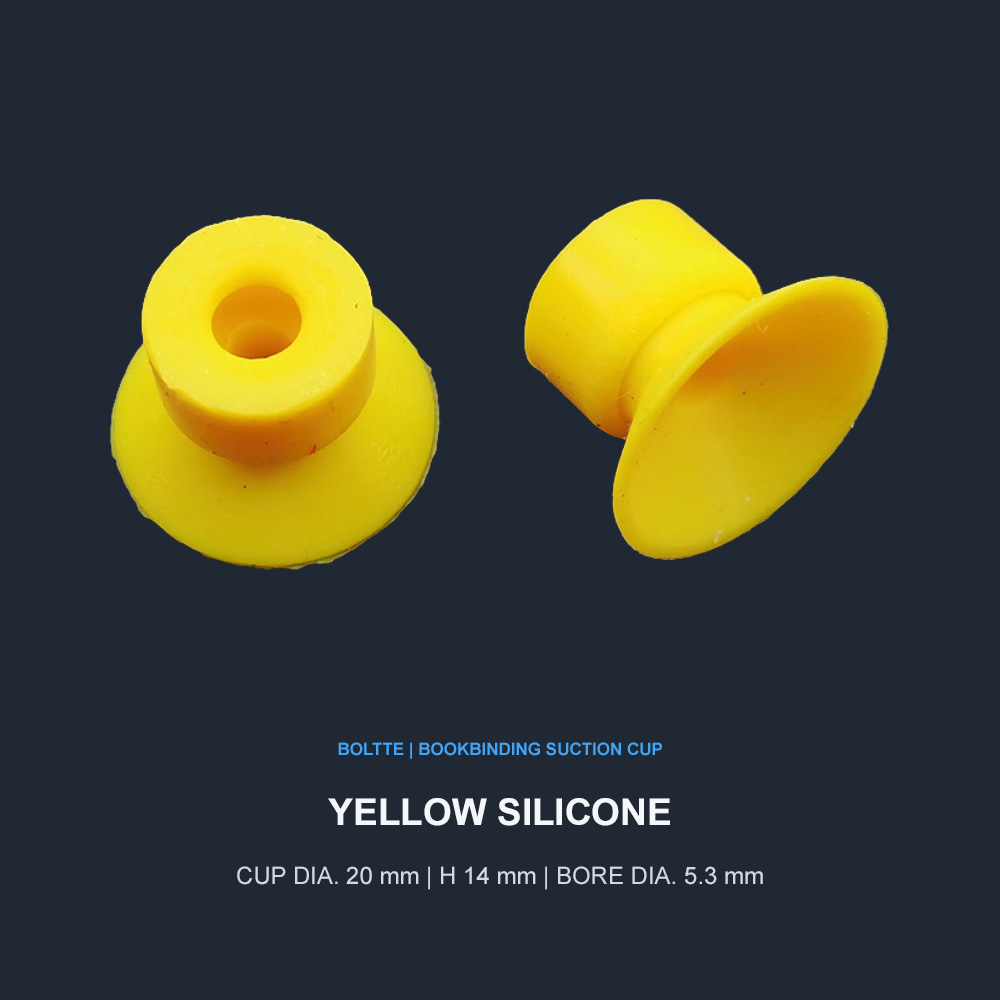 Bookbinding Machine Suction Cups | Silicone, Latex & Polyurethane