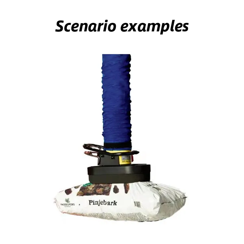 Integrated vacuum sponge oval suction cup industrial manipulator pneumatic non-marking heavy duty woven bag snakeskin bag grippe-BOLTTE