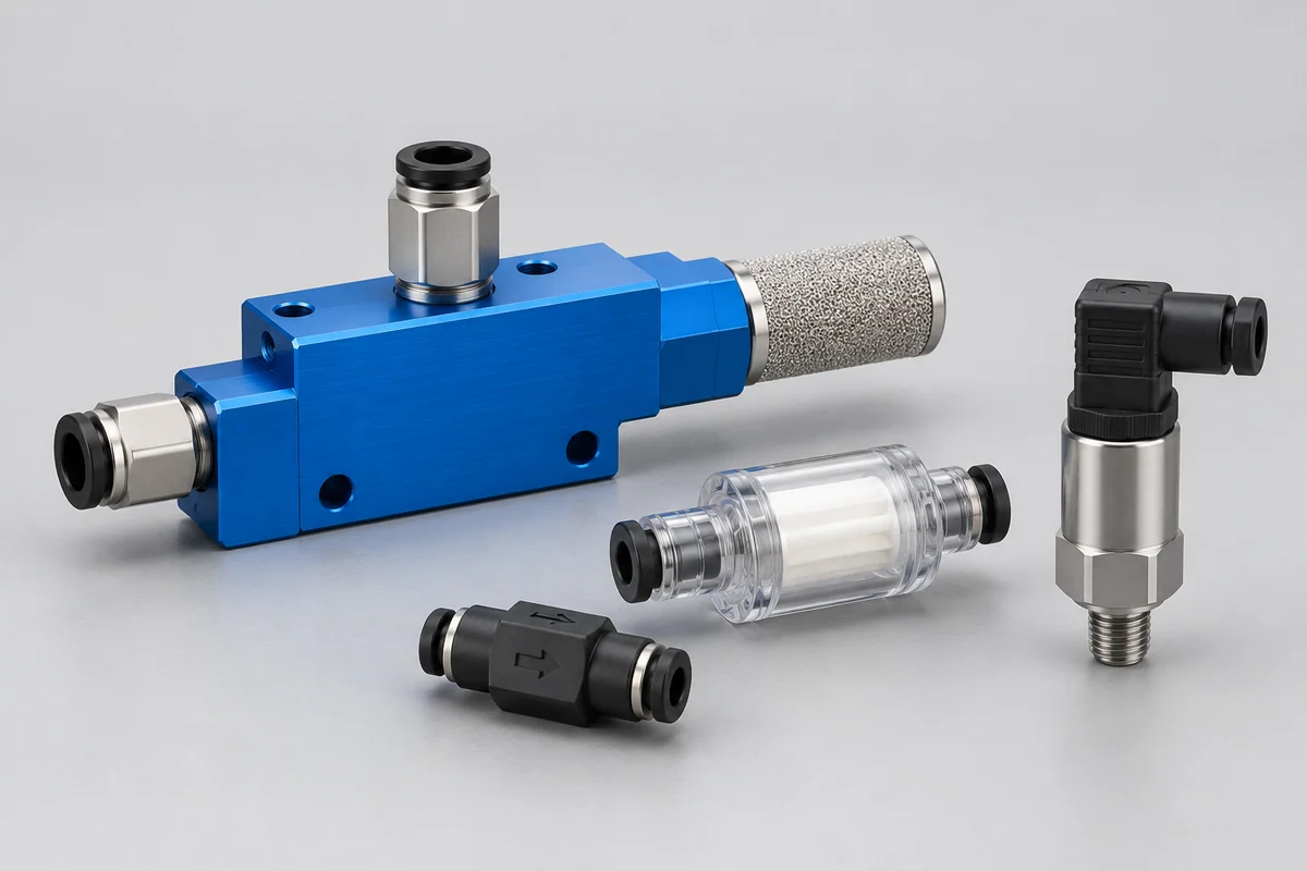 Illustrative industrial-vacuum-system category render, not a supplied customer part