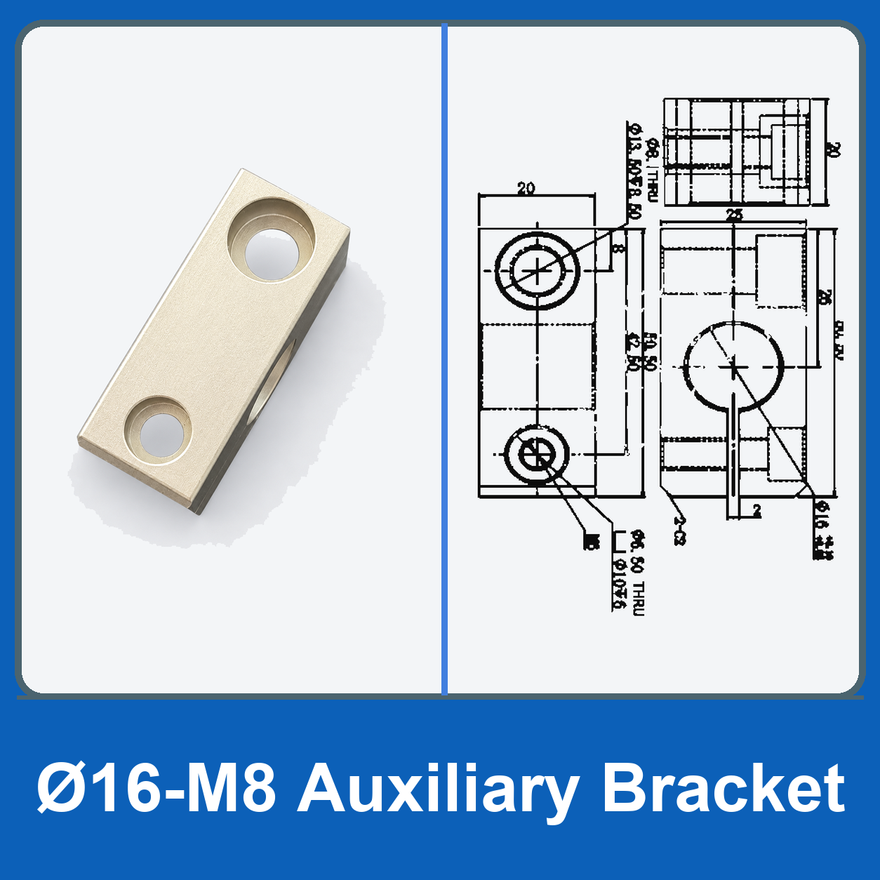 Robot Gripper Fixture Mounting Rods, Sliding Brackets & Rotary Connectors