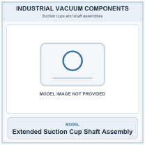 Extended Suction Cup Shaft Assembly industrial loading table vacuum component