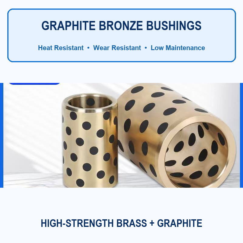 Graphite bronze bushing pair