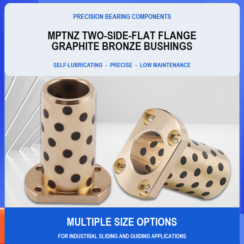 MPTNZ flange graphite bronze bushing range