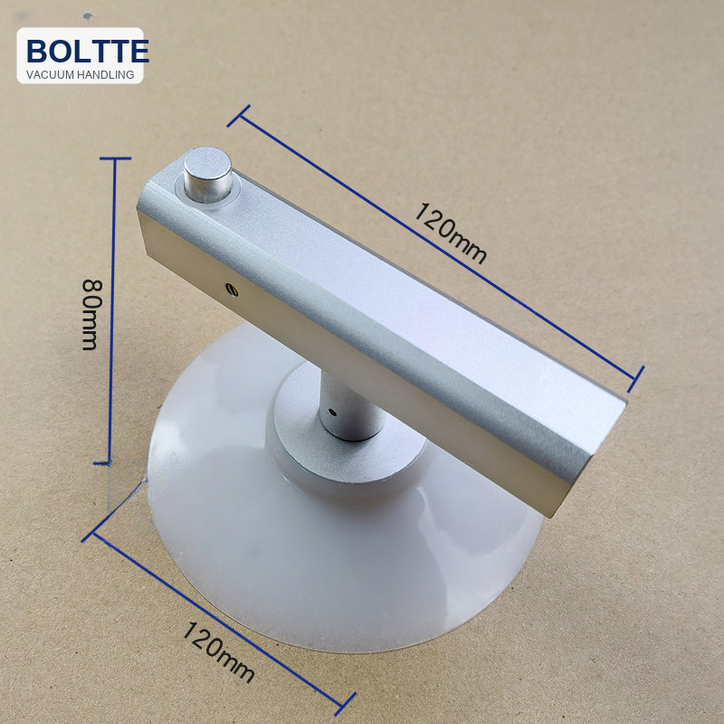 BOLTTE white 120 mm single-claw handheld vacuum suction cup