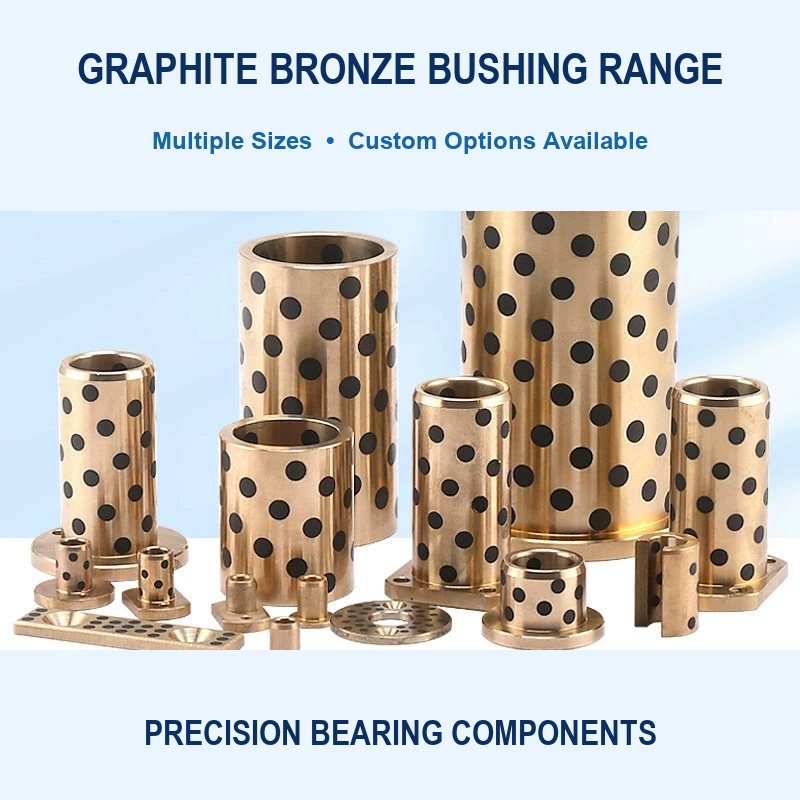Graphite bronze bushing size range