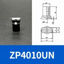 PFG/PWG Oval Vacuum Suction Cups & Mounting Fittings, Silicone/NBR