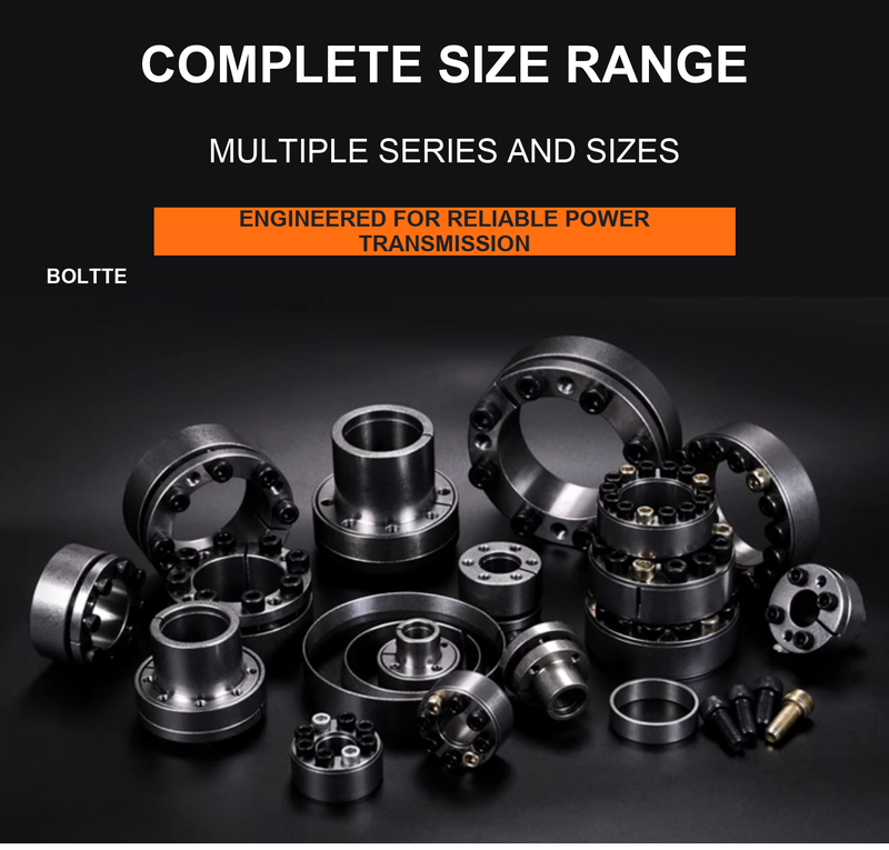 BOLTTE keyless locking assemblies complete size range