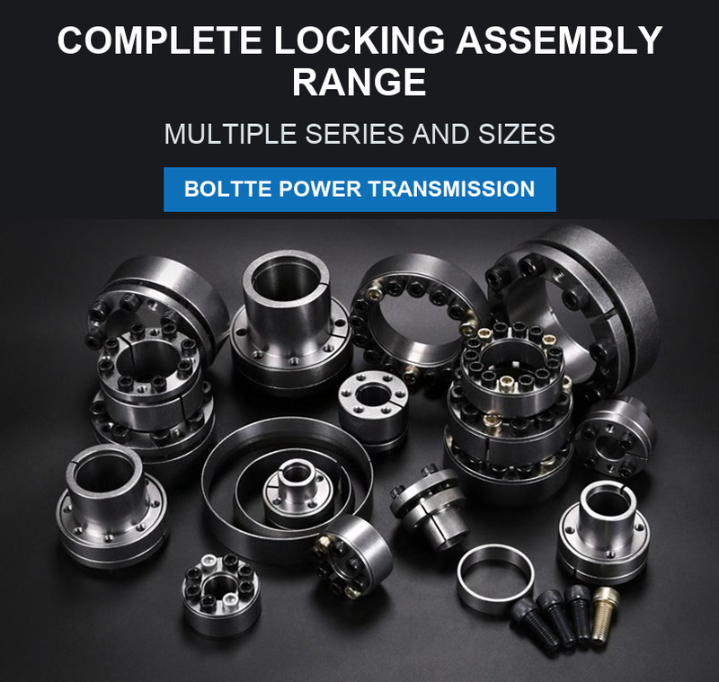 BOLTTE keyless locking assemblies complete range