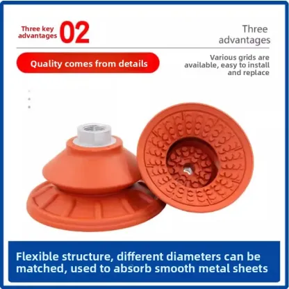 A-STC22/30/40/50/60/80/100/125 Metal sheet metal vacuum suction cup, strong rubber anti-skid