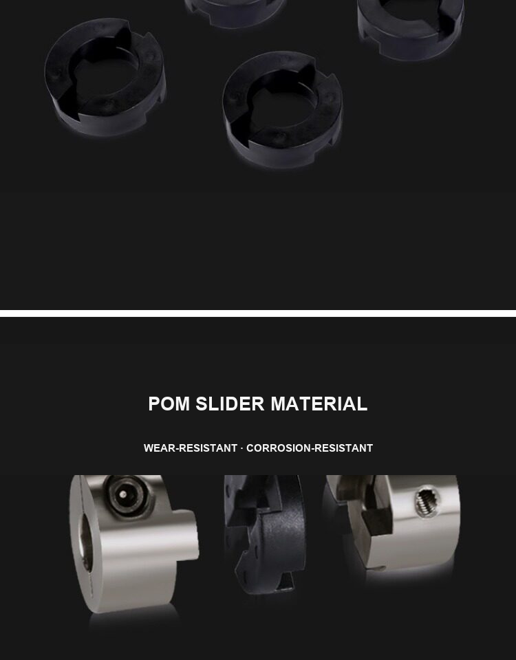 POM slider Oldham coupling detail