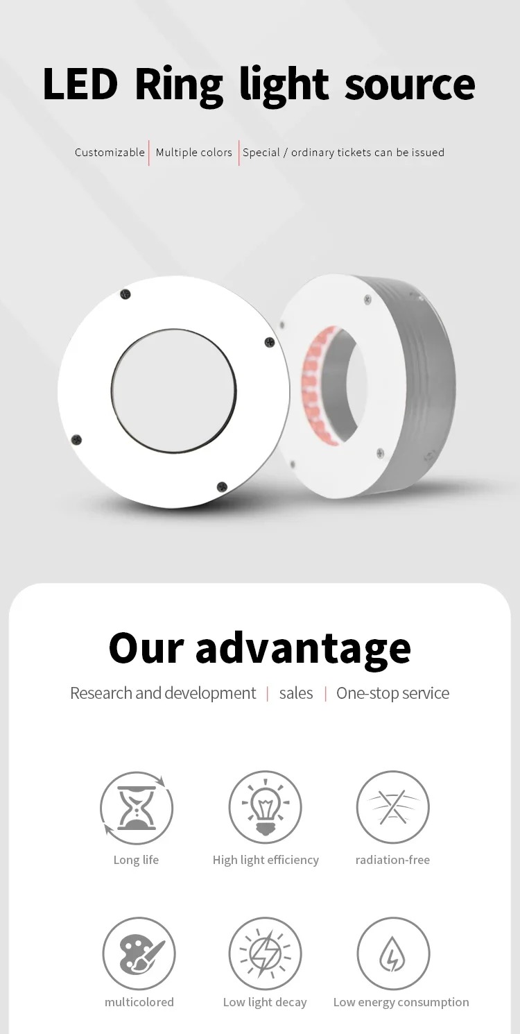 BOLTTE Machine Vision Ring Light: High Brightness, Multi-Color Options, The Ideal Choice for Industrial Inspection-BOLTTE