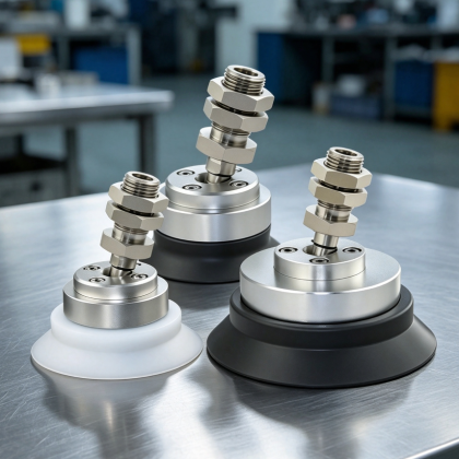 ZP2-TF Swivel Vacuum Suction Cups with Mounting Fittings – 32–125 mm
