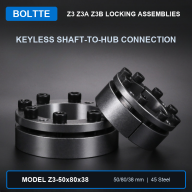 BOLTTE Z3 Z3A Z3B Conjuntos de bloqueo sin llave - 18-150 mm de diámetro