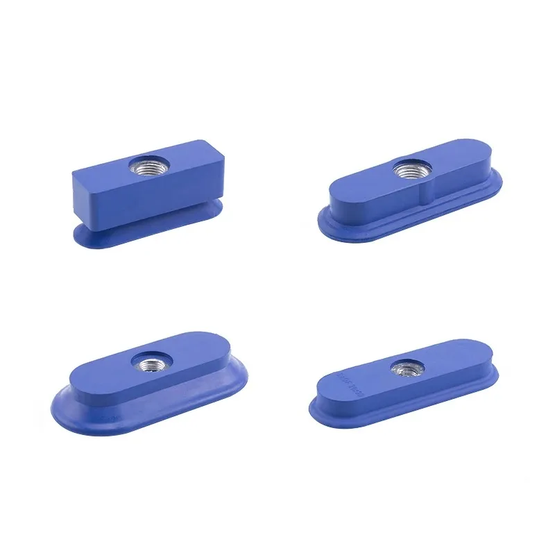Pneumatic Oval Vacuum Suction Cup SAOF/SAOB Silicone Rubber Sucker Nozzles Industrial Robot Automation Manipulator Accessories-BOLTTE