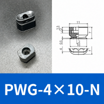 PFG/PWG Oval Vacuum Suction Cups & Mounting Fittings, Silicone/NBR