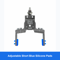 DHPG or DHRG 3050 mini pneumatic gripper, Adjustable Short Blue Silicone Pads