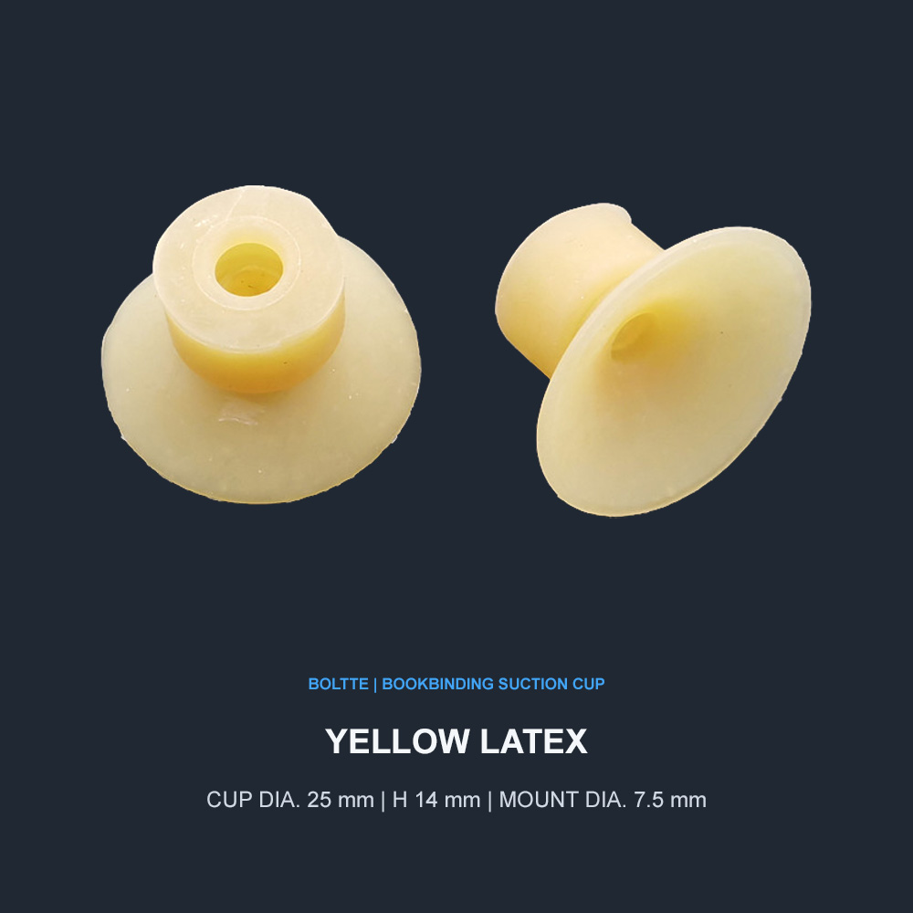 Bookbinding Machine Suction Cups | Silicone, Latex & Polyurethane