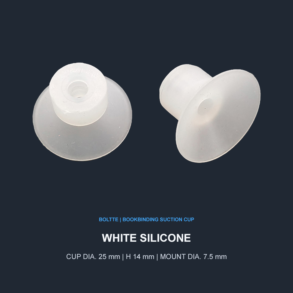 Bookbinding Machine Suction Cups | Silicone, Latex & Polyurethane