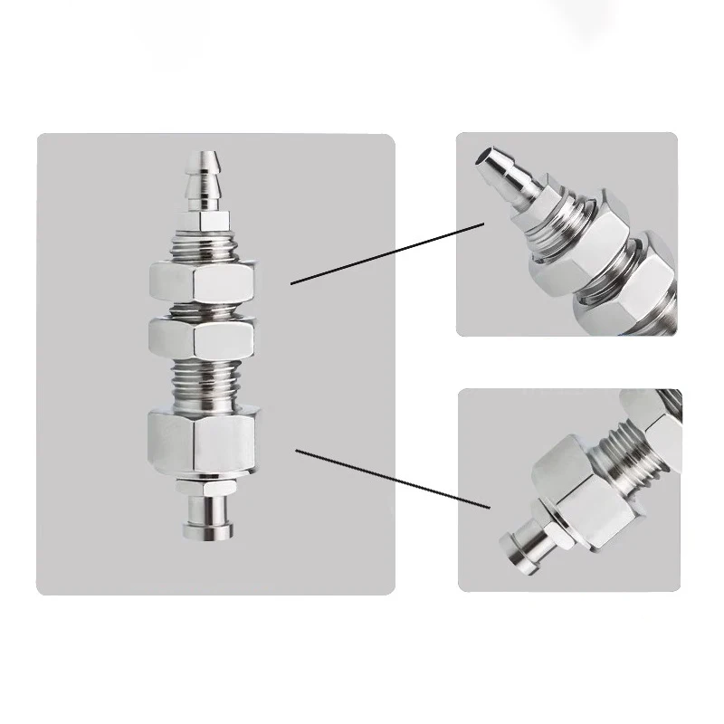 Big Head Pneumatic Vacuum Suction Cup Unbuffered Holder 11mm Mounting Head Sucker Bracket Assembly Robot Arm Automation Tools-BOLTTE