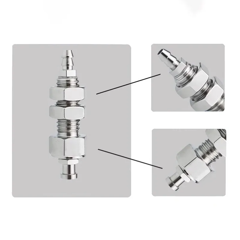 Big Head Pneumatic Vacuum Suction Cup Unbuffered Holder 11mm Mounting Head Sucker Bracket Assembly Robot Arm Automation Tools-BOLTTE