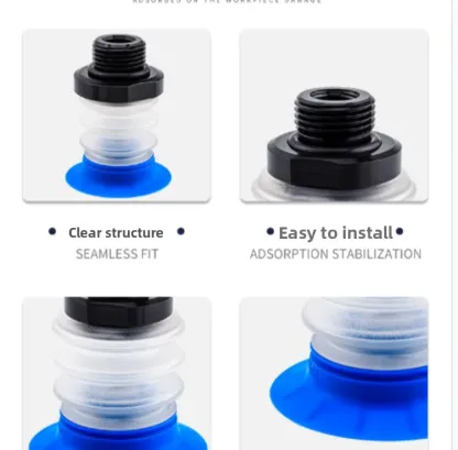 BG soft bag vacuum suction cup BGI25/34/41/48 -B3-G3/8-AG industrial pneumatic grab soft bag opening-BOLTTE