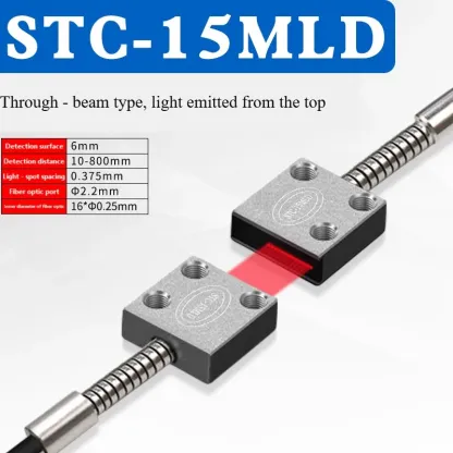 STC-10MLD Rectangular Matrix Fiber Sensor Amplifier Area Detection Diffuse Reflection Grating Counting Photoelectric Sensor-BOLTTE