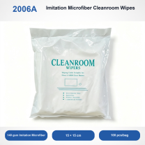 2006A Imitation Microfiber Cleanroom Wipes, 15 × 15 cm, 100 pcs/bag