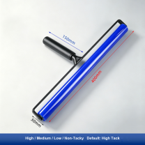 16 in (400 mm) Black Plastic Handle for silicone tacky roller and dust-removal system