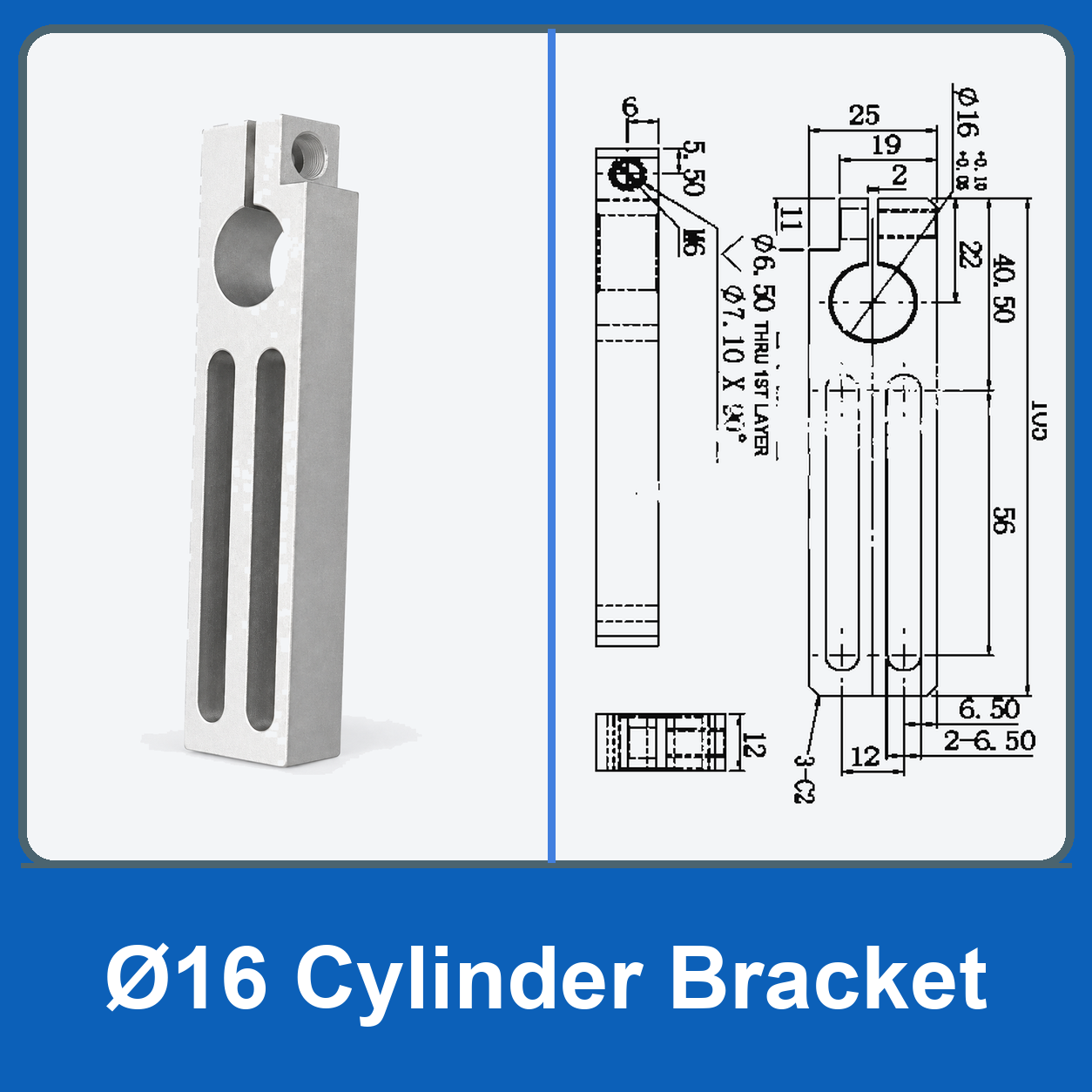Robot Gripper Fixture Mounting Rods, Sliding Brackets & Rotary Connectors