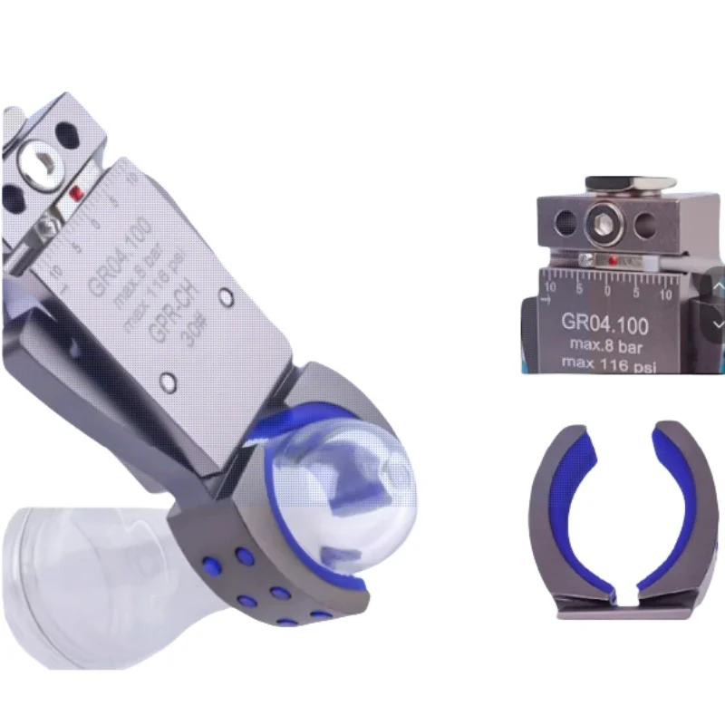 Robot Pipe Round Preform Clamp with Magnetic Induction Mini Pneumatic Clamp GPR-CH30/40/50/60
